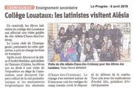 190405 - Scolaires en visite à Chaux-des-Crotenay