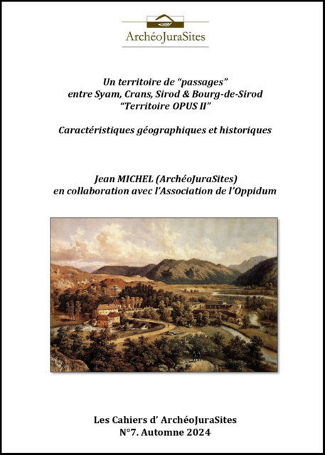 Cahiers ArchéoJuraSites - Cahier ArchéoJuraSites N° 7